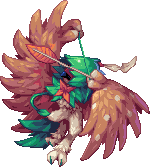 “decidueye Pixelart From Pokemon Sun/moon ” - Decidueye Pixel Art (500x342)