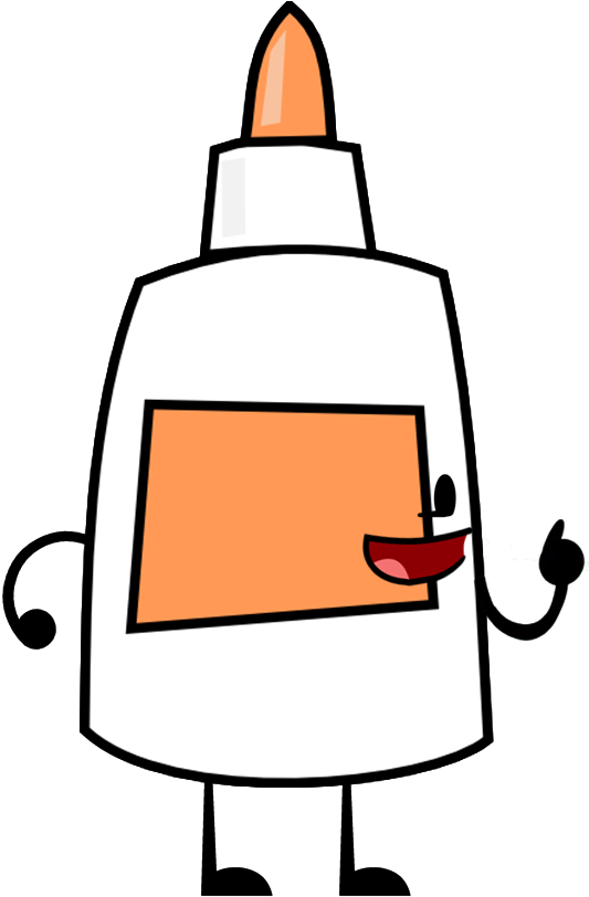 Glue Bottle Wiki Pose - Glue Clip Art (543x812)