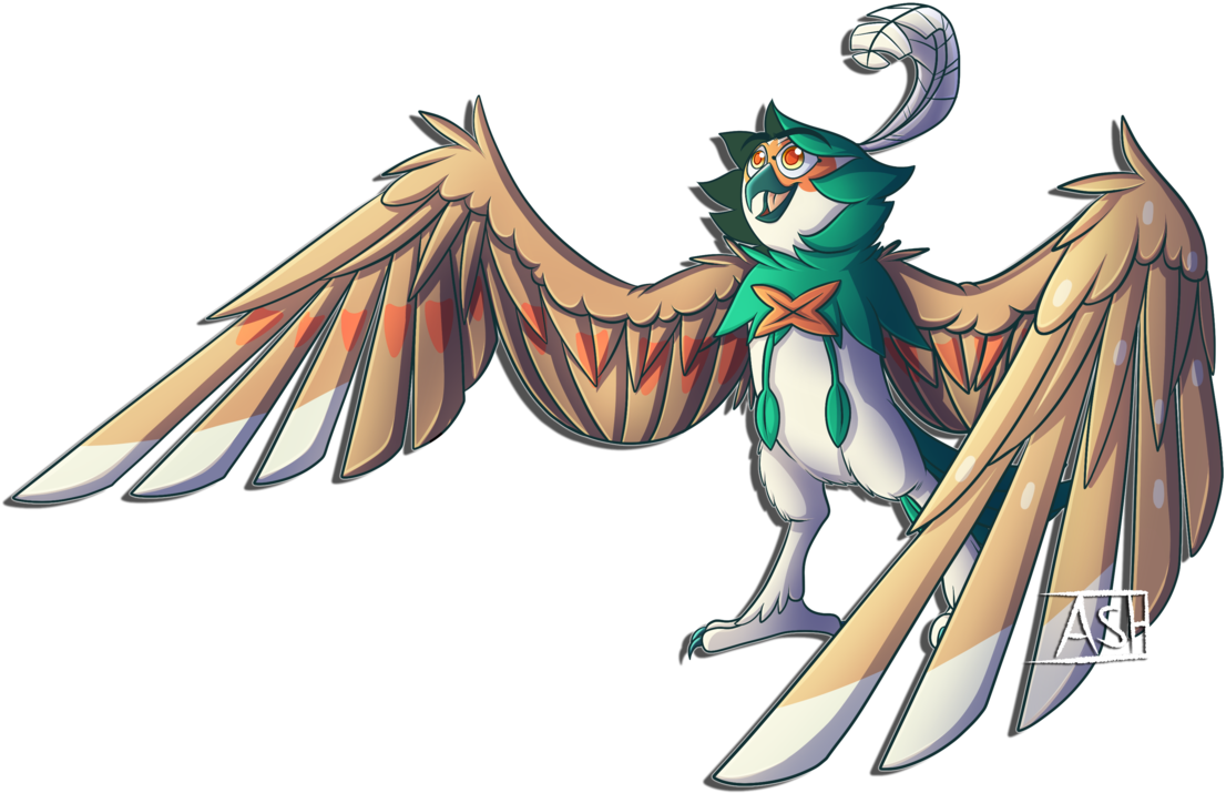 Decidueye By Ashesfordayz - Illustration (1112x718)