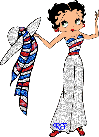 Betty Boop Clip Art Betty0 702 Â™¡betty Boop - Betty Boop Avatar Dance Gif (427x600)
