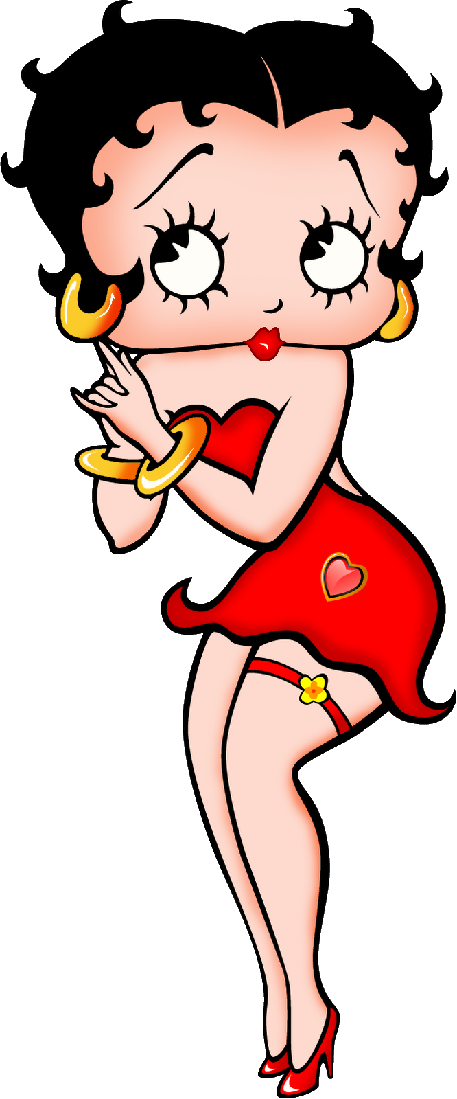 Betty Boop 2 - Cartoon Character Betty Boop (666x1600)