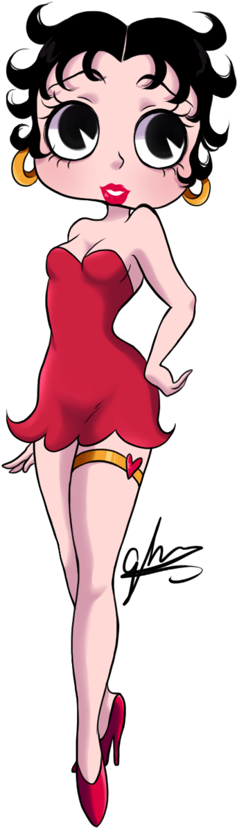 Betty Boop In Color By G-blue16 - Betty Boop (400x1200)