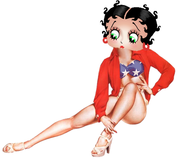 Betty Boop 4th Of July Photo - Betty Boop Sexy (600x525)