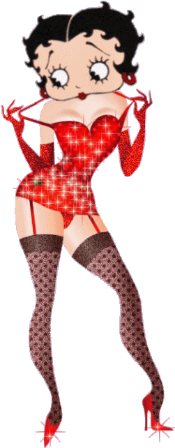 Betty Boop Birthday Ecards - Gif Betty Boop Sexy (250x657)