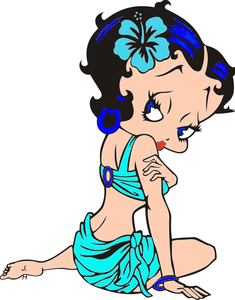 Betty Boop Clipart Hd - Betty Boop Coloring Pages (802x1023)