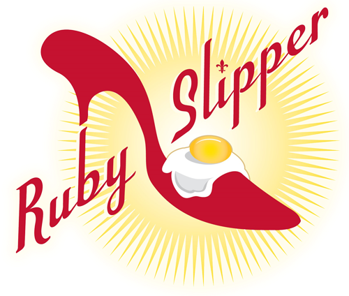 The Ruby Slipper Cafe Collapsed Logo - Ruby Slipper Cafe New Orleans (500x424)