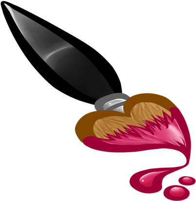 Paint Brush Clipart Pink - Oc Pony Cutie Marks (420x420)