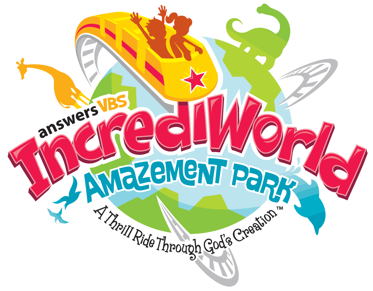 Incrediworld Logo Color - Answers In Genesis Vbs (1269x991)