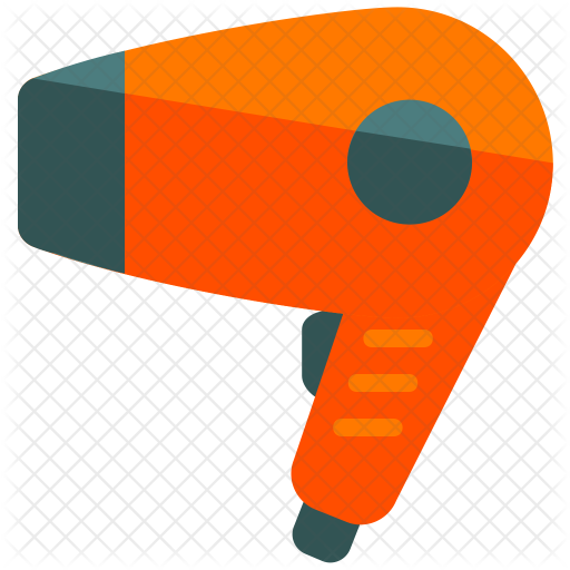 Hairdryer Icon - Secador E Pente Desenho Png (512x512)