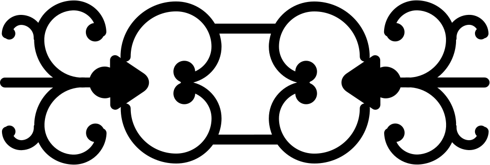 Floral Design Border With Curls Comments - Floral Design (981x332)