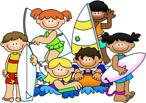 Ideal Summer Kids Clipart Kids Summer Clipart Cliparts - Kids Summer Clipart (497x357)