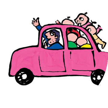 Picture Books, Scribblers, The Dad With Ten Children - Benedicte Guettier (500x350)