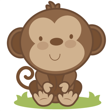 Baby Monkey Svg Cutting File Monkey Svg Cut File Free - Baby Monkey Clipart (1024x1024)