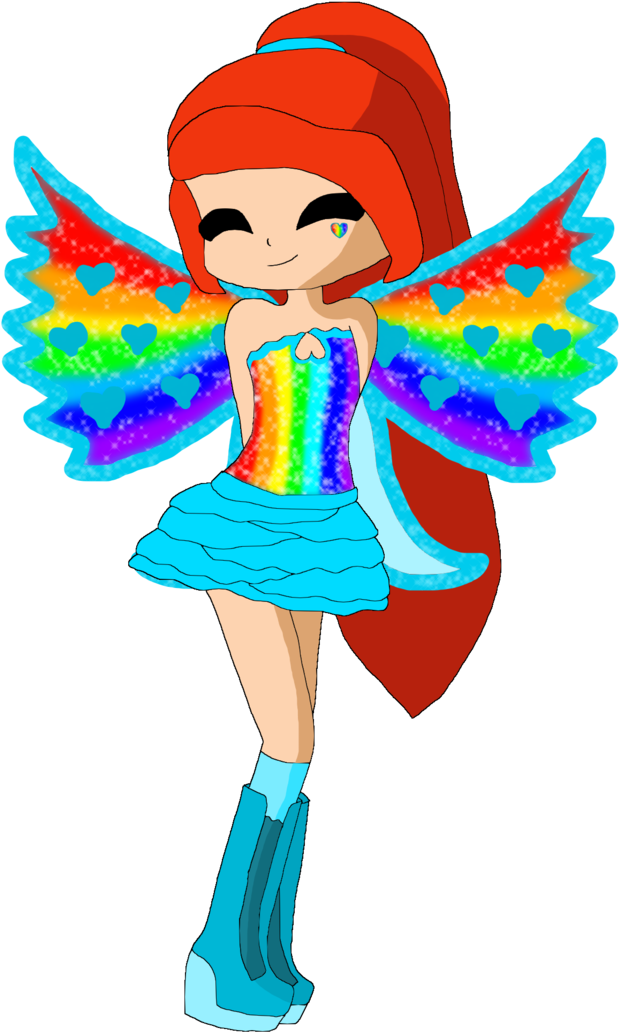 Winx Club Bloom Rainbowix By Diamondthevocaloid - Winx Club Rainbowix (712x1121)