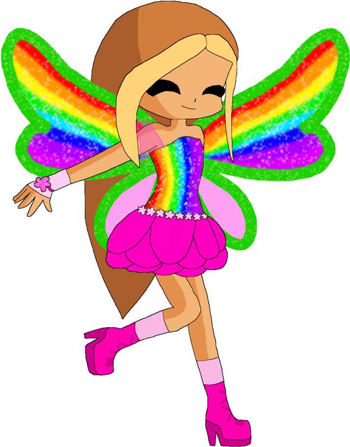 Winx Club Flora Rainbowix By Diamondthevocaloid - Winx Club (777x1029)