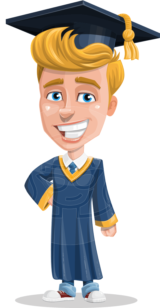Vector University Cartoon Character - Vector University Cartoon Character (957x1060)