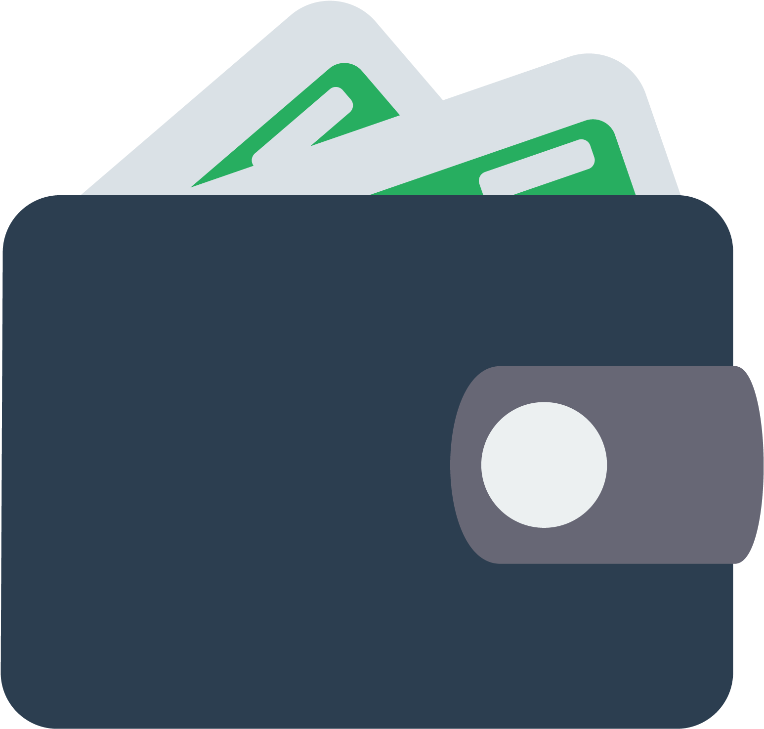 Health Insurance Flat Design - Flat Design Wallet Png (1967x1667)