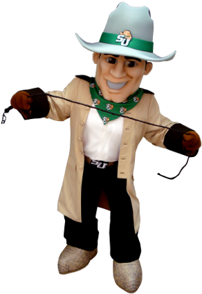 Meet John B He's The Mascot For The College - John B Stetson Mascot (300x435)