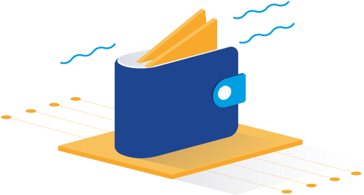 Digital Wallet - Illustration (600x600)