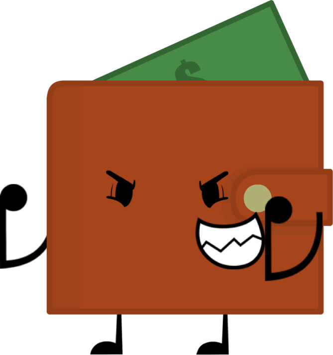 Wallet Pose 2 - Object Terror Wallet (669x713)