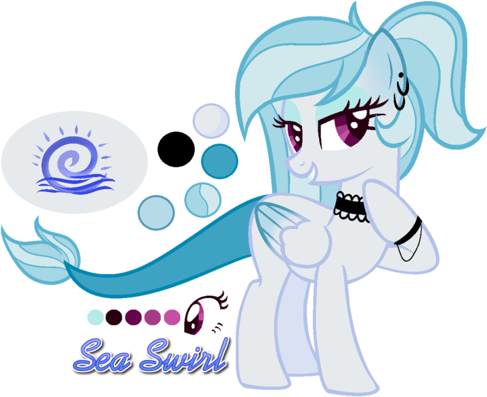 Oc Sea Swirl Colorbase By Angellightyt On Deviantart - Cartoon (1006x795)
