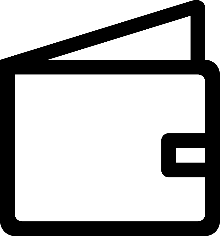 Wallet Outline Comments - Portable Network Graphics (916x980)