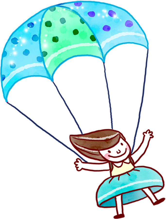 Parachute Drawing Cartoon Parachuting Clip Art - Cute Cartoon Parachute (1276x1276)