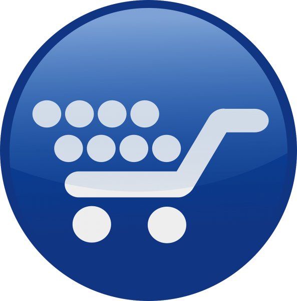 Support The South Street Temple When You Shop At Amazon - Shopping Cart Image Blue (2370x2400)