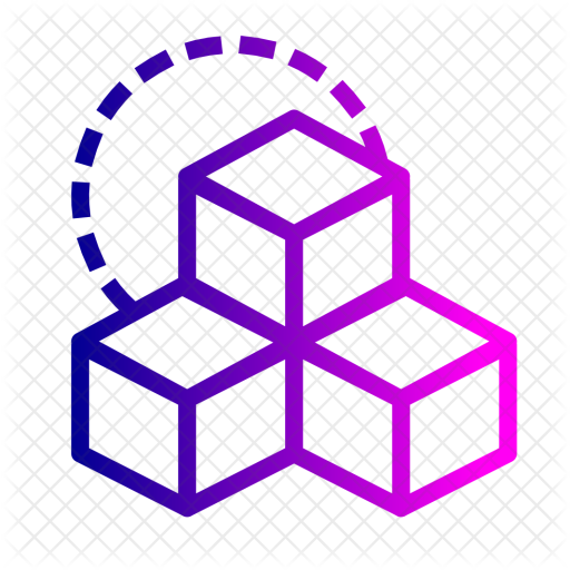 Three, Box, Boxes, Cube, Cubic, Rubik, Design, Inspiration - Cubes Icon (512x512)