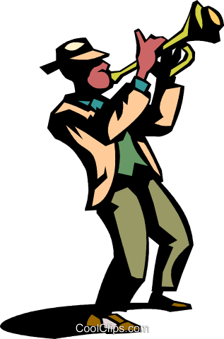 Jazz Musician Royalty Free Vector Clip Art Illustration - Jazz Musician Royalty Free Vector Clip Art Illustration (317x480)