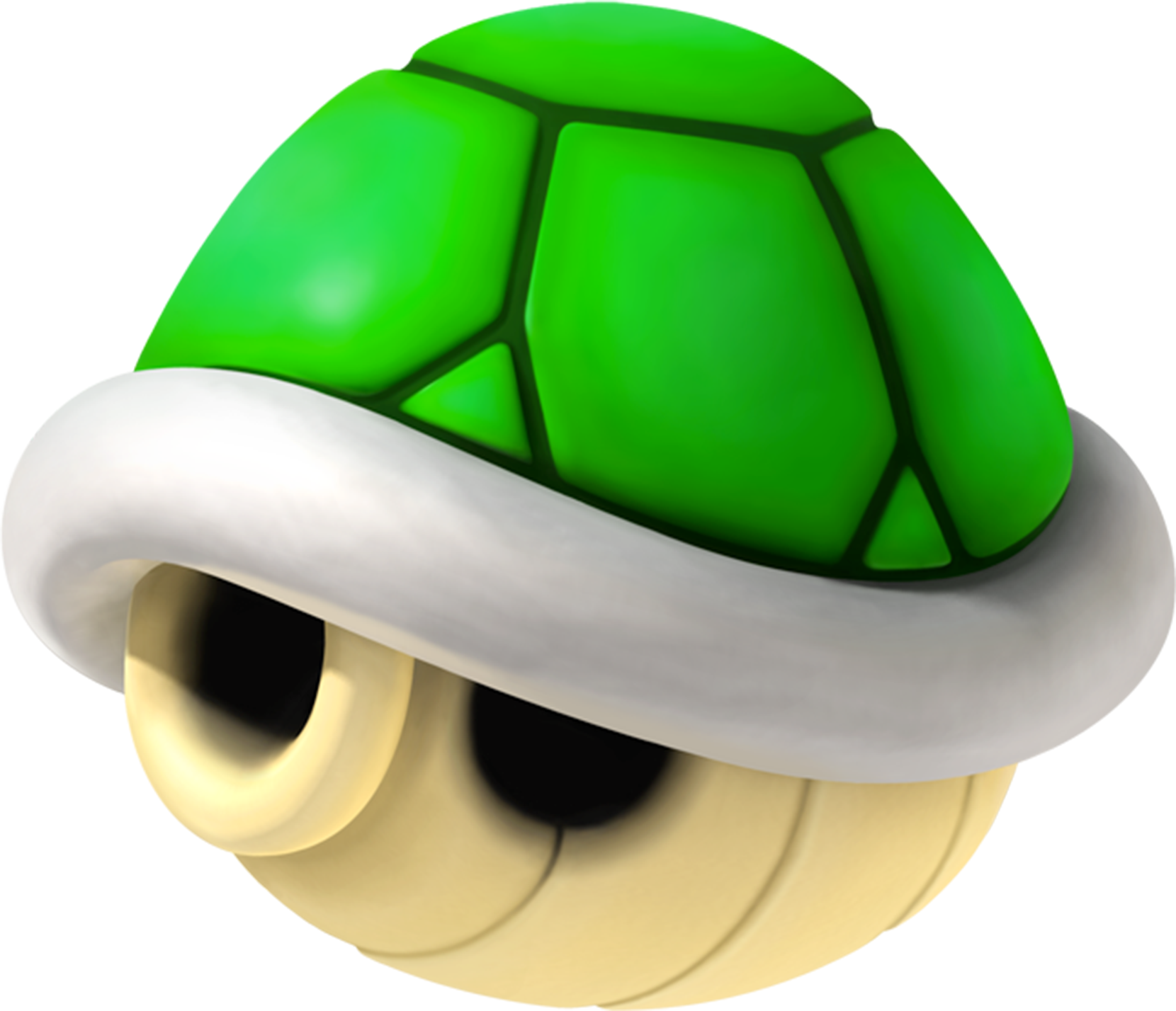 Green Shell - Green Shell Mario Kart (1660x1428)