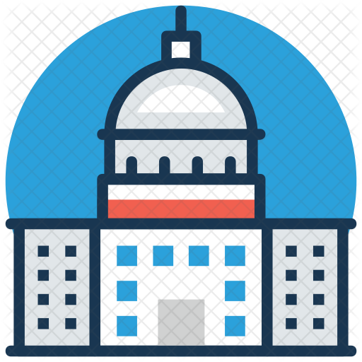 Washington Dc Icon - Us Capitol Building Clipart (512x512)