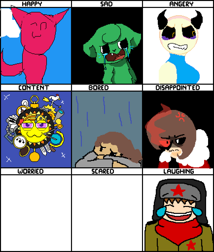 Emotions Collab - Drawing (868x1018)