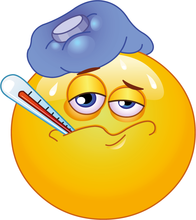 Sick Emoticon (672x754)