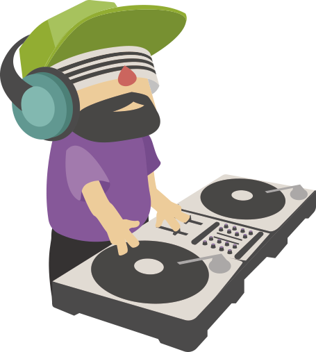 Pensado En Nuestros Amigos Djs, Del Ecuador Y América - Дискотека Пнг (455x507)