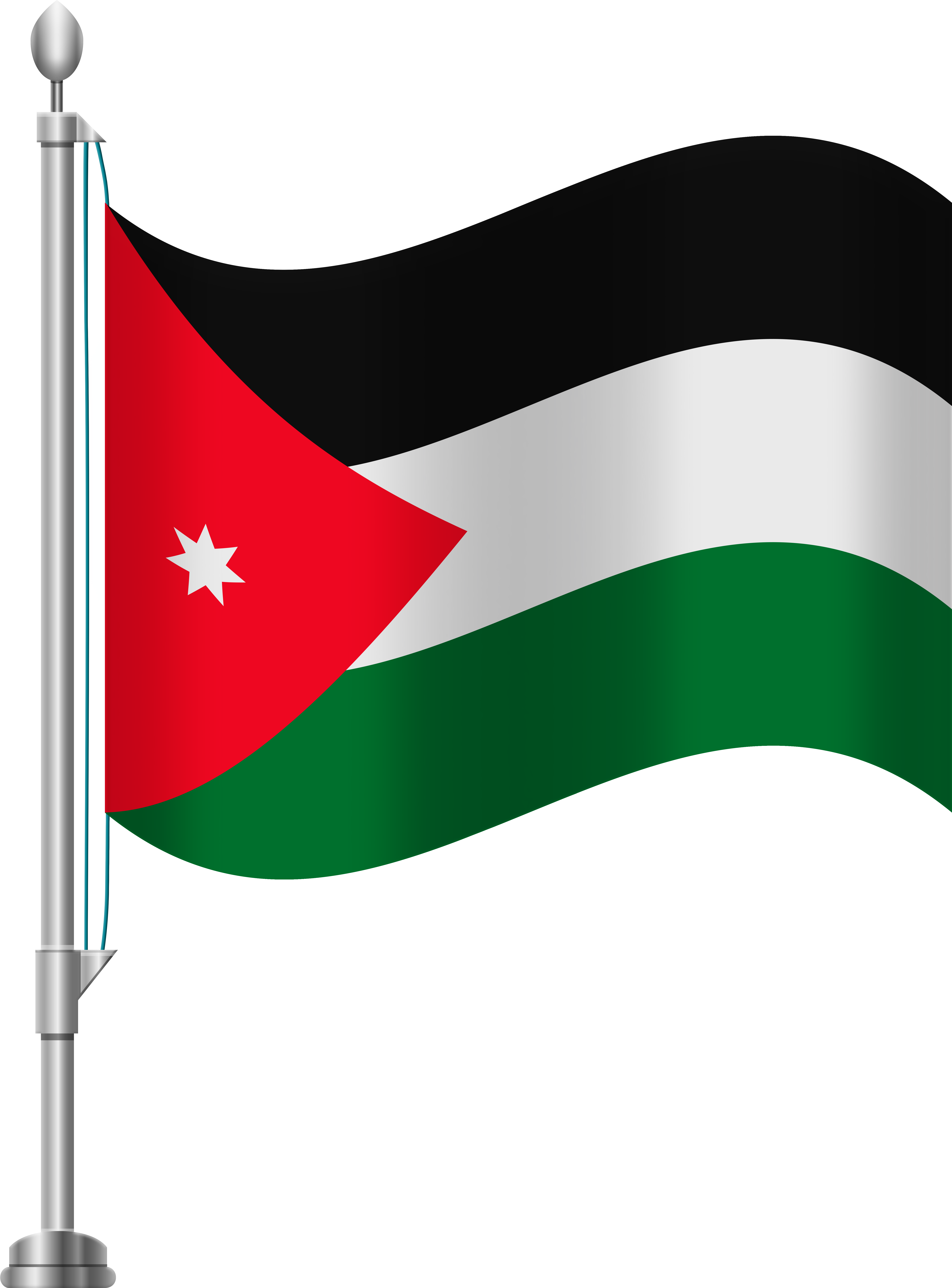 Jordan Flag Png Clip Art - Jordan Flag Png Clip Art (6141x8000)