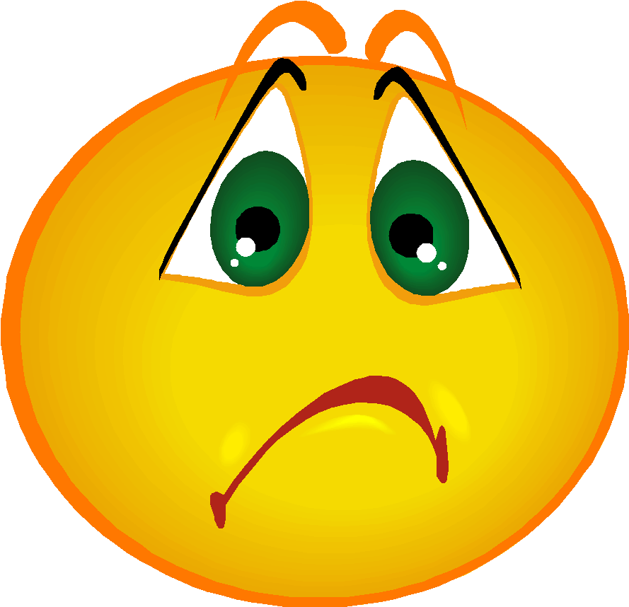 Mile High On The Cheap - Sad Face Cartoon (894x864)