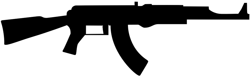 Machine Gun Clipart Shotgun - Rifle 47 Tatuajes (961x296)
