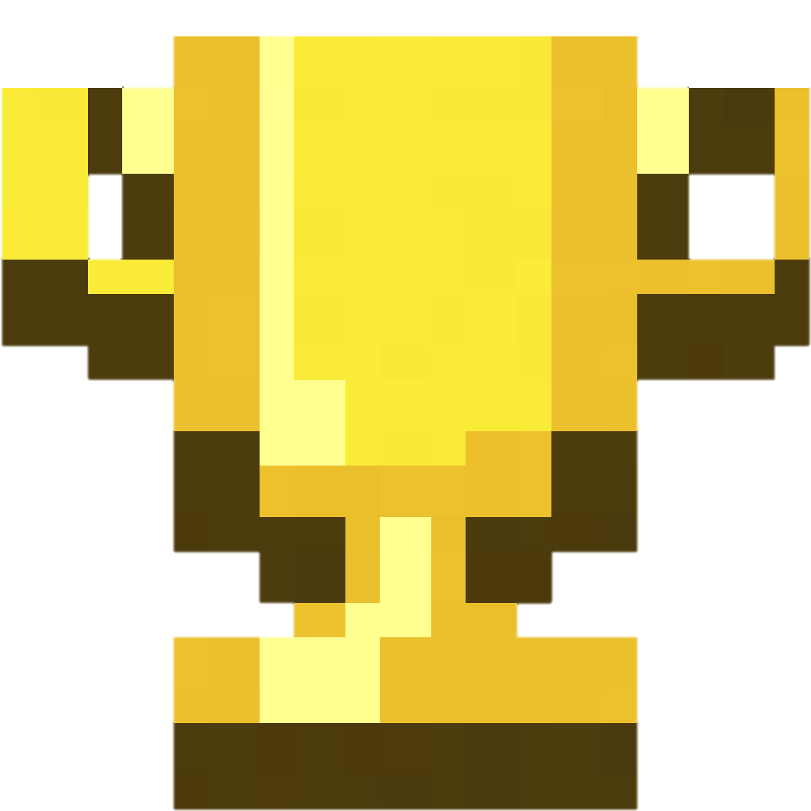 Trophy - Trophy Pixel Art Png (1328x1317)