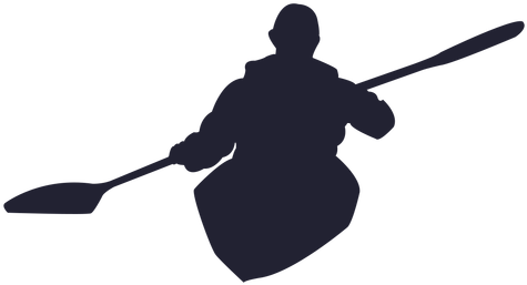Kayak Clipart Transparent - Kayak Silhouette Png (512x512)