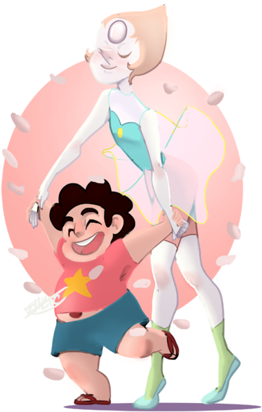 Pearl Steven - Steven Universe Steven Art (400x600)