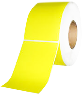 Thermal Transfer Label 4×6″ Yellow - Toilet Paper (469x469)
