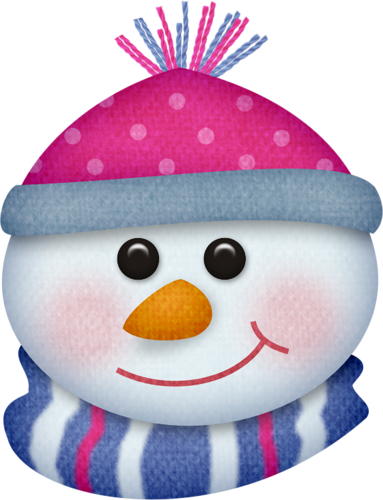 Arana Альбом «scrap Kits / Scrap Kits 13 / Sk Winter - Snowman Face Png (383x500)