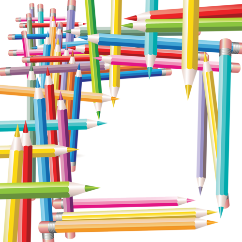 Cadre,frame,tube,png - Colored Pencil (500x500)