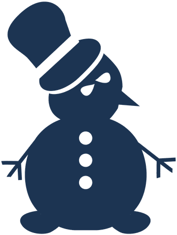 Silhouette Clipart Snowman - Snowman Silhouette Png (512x512)