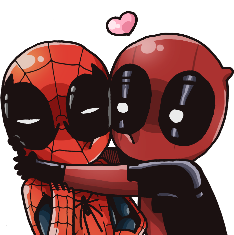 I-explore Ang Polyvore Outfits At Higit Pa - Cartoon Deadpool And Spiderman (1053x956)