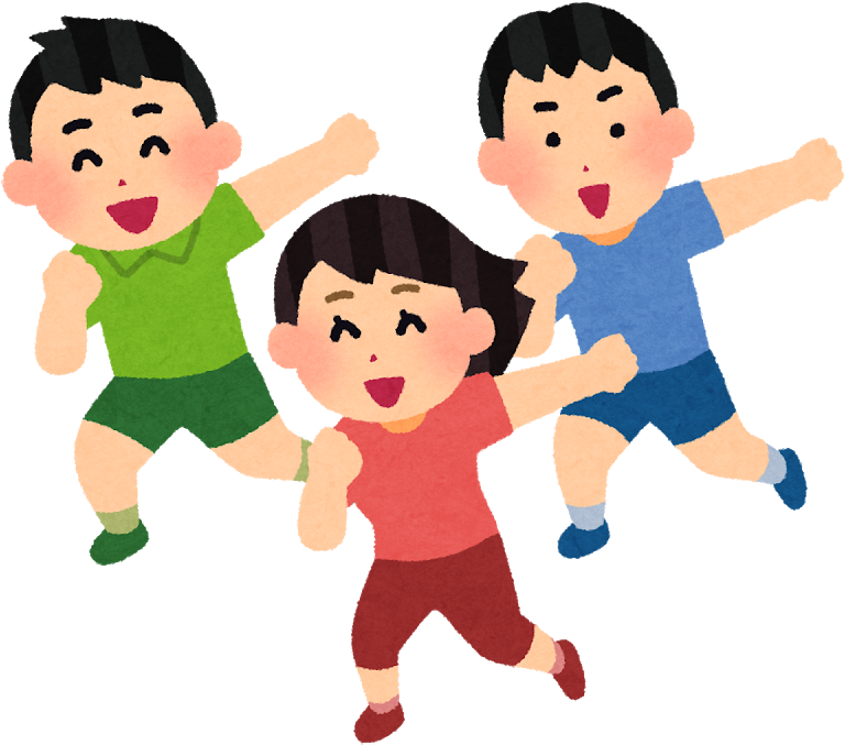 踊る子供たちのイラスト - 子ども 踊る イラスト (800x758)