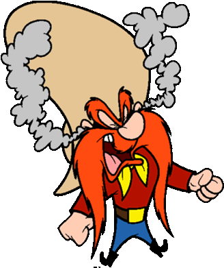 Caleb Is Still In The House But I Don't Pay Attention - Looney Tunes Yosemite Sam (329x399)