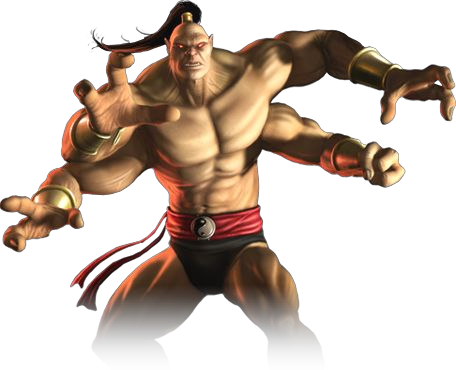 Goro Moral Kombat - Mortal Kombat Sheeva And Goro (456x370)