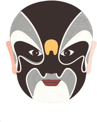 Make-up Is A Special Art In Chinese Operas, Especially - Beijing Opera Masks (360x456)